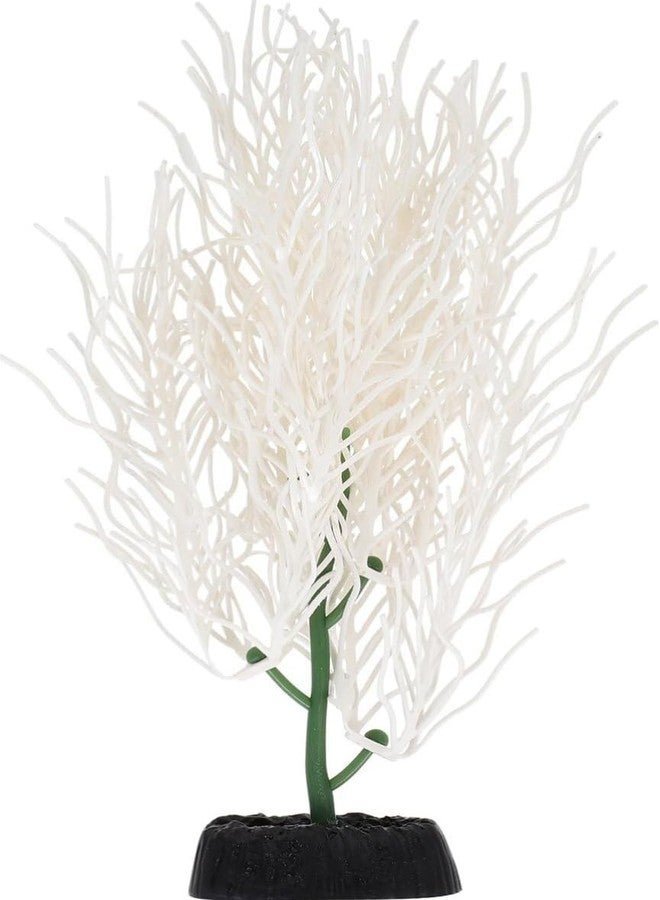 HALONTIN Aquarium Plants Silicone White Fish Tank Decorations Plastic Plants Betta Fish Tank Accessories Aquarium Decor - Image 1